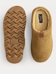 Polo Ralph Lauren Brown Reade Clog Slippers - Image 4 of 4