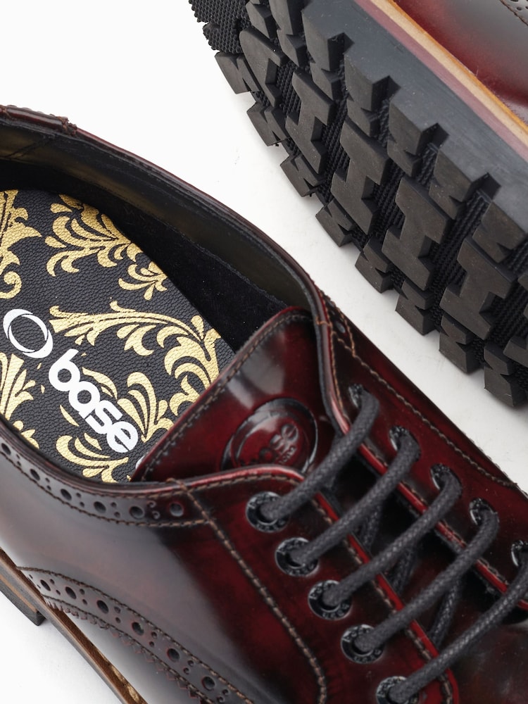 Base London Gibbs Lace Up Brogue Shoes - Image 6 of 6