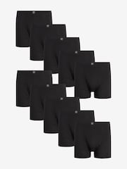 Essential Black 10 pack A-Front Boxers - Image 1 of 5