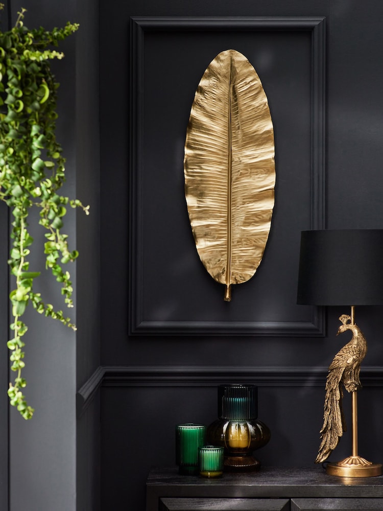Gold Leaf Wall Plaque - Image 4 of 4