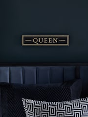 Black Slogan Queen Wall Art Sign - Image 2 of 5