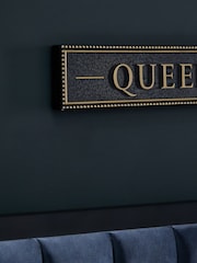 Black Slogan Queen Wall Art Sign - Image 3 of 5