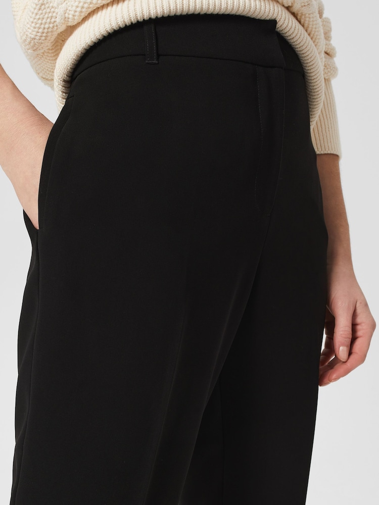 Hobbs Black Petite Mel Straight Trousers - Image 4 of 4 Hobbs Black Petite Mel Straight Trousers - Image 4 of 4