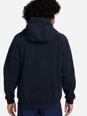 Nike Blue Sportswear Polar Fleece Hoodie - Image 2 of 8
