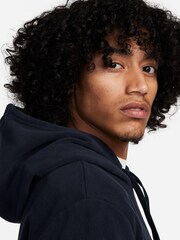 Nike Blue Sportswear Polar Fleece Hoodie - Image 5 of 8