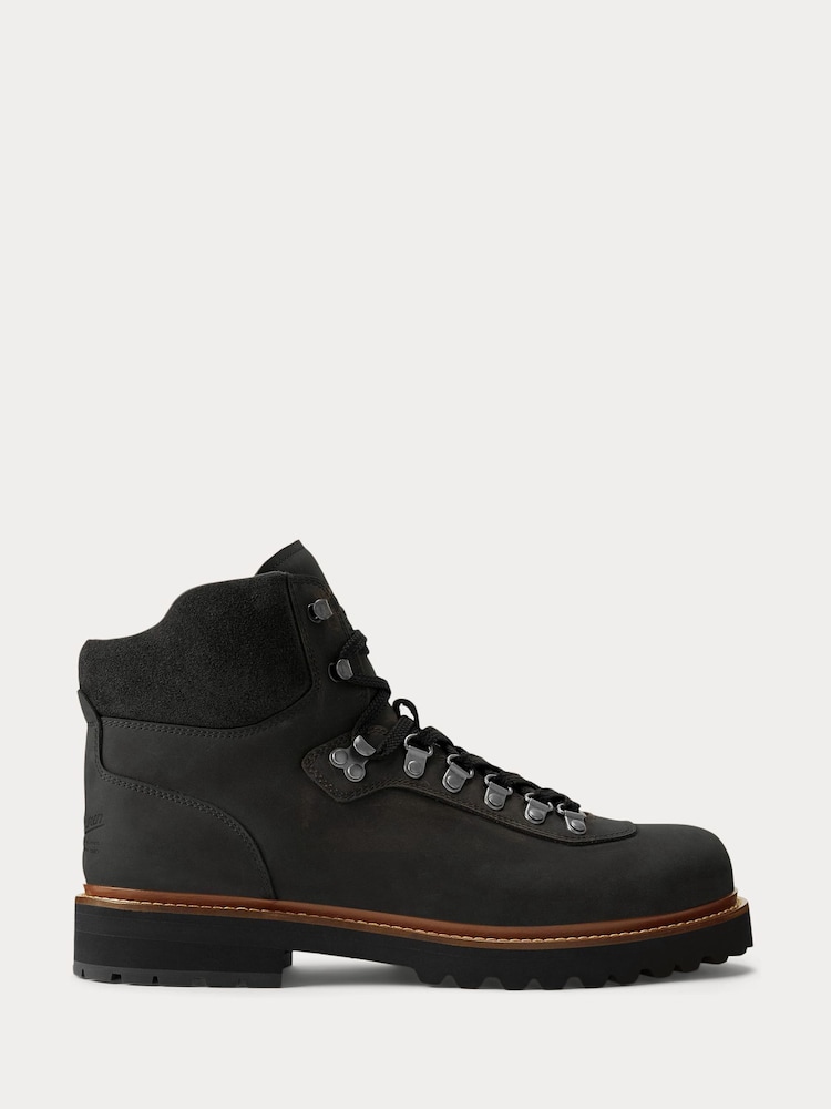 Polo Ralph Lauren Black Alpine Mid Cut Boots - Image 1 of 4