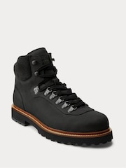 Polo Ralph Lauren Black Alpine Mid Cut Boots - Image 2 of 4