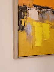 Yellow Landscape Framed Canvas Wall Art - Image 3 of 5