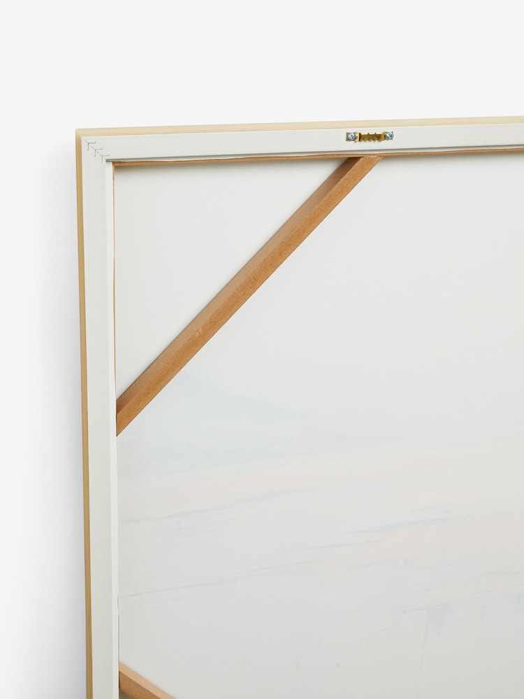 Yellow Landscape Framed Canvas Wall Art - Image 5 of 5