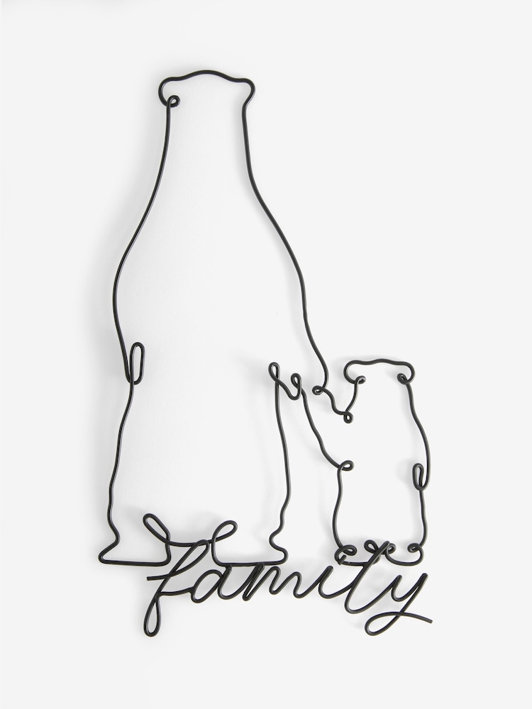Metal Family Bear Wall Art - Imagen 4 de 4 Metal Family Bear Wall Art - Imagen 4 de 4