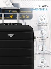 Flight Knight 56x36x23cm 4 Wheel ABS Hard Case Cabin Carry On Hand Luggage - Image 3 of 8