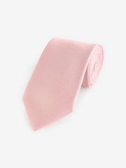 Coral Pink Textured Tie - Image 1 of 3