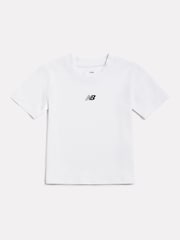 Hvit - New Balance NB Harmony Fitted T-skjorte - Bilde 1 av 3