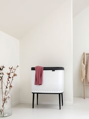 Brabantia White Bo 60L Laundry Bin - Image 1 of 6
