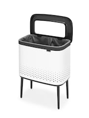 Brabantia White Bo 60L Laundry Bin - Image 3 of 6