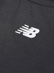 Svart - New Balance NB Harmony Fitted T-skjorte - Bilde 3 av 3