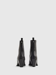 River Island Black Leather Ankle Boots - Image 6 of 6
