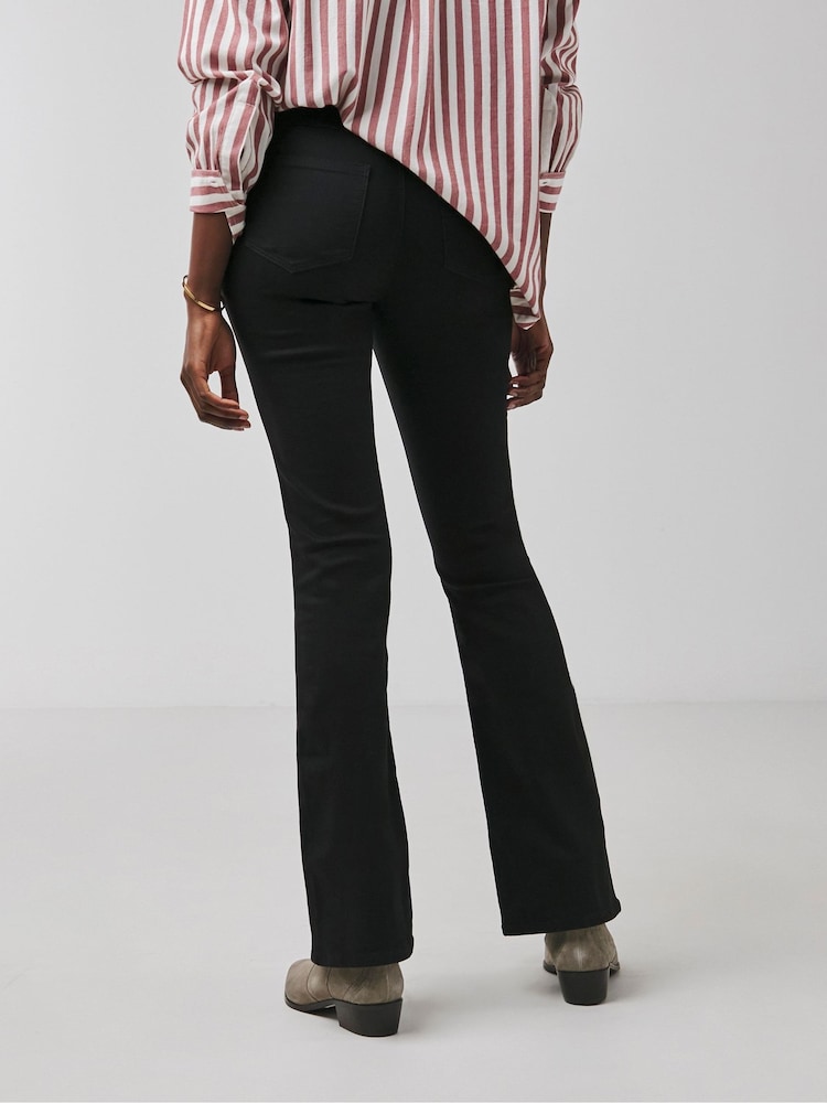 JD Williams Black Bootcut Jeggings - Image 2 of 4