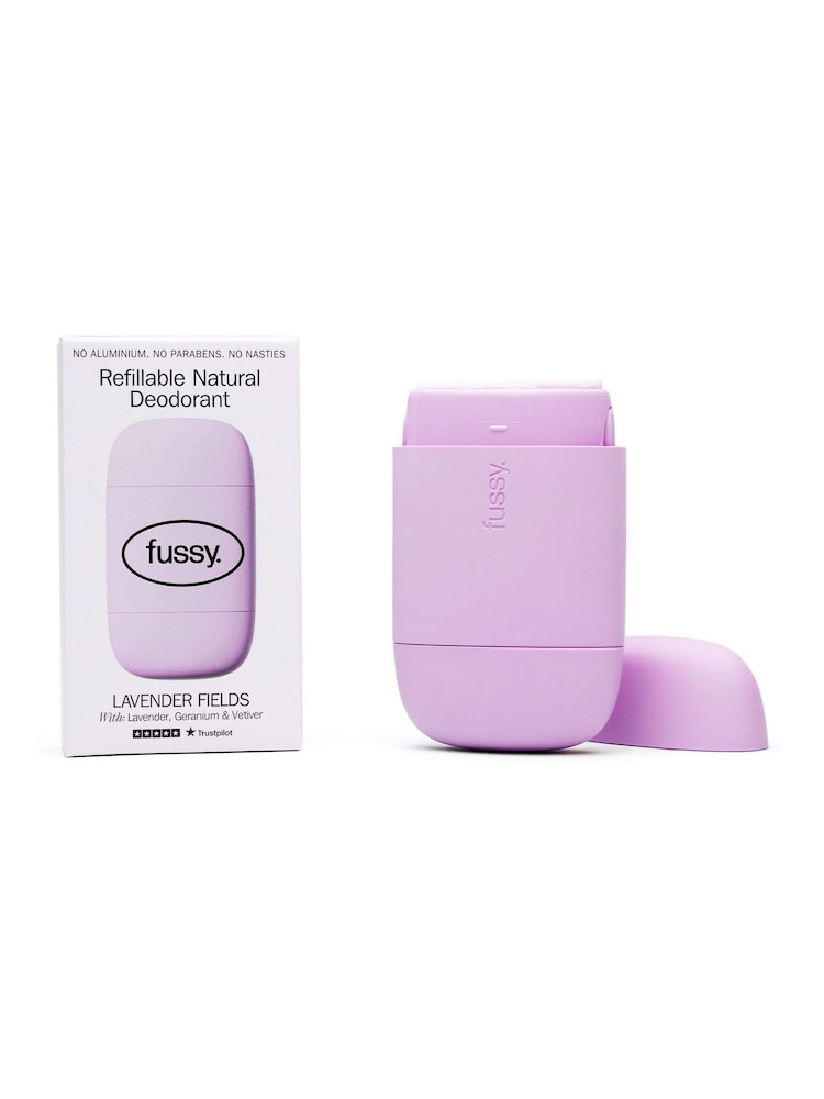 FUSSY Refillable Lavender Fields Natural Deodorant 40g - Image 2 of 5 FUSSY Refillable Lavender Fields Natural Deodorant 40g - Image 2 of 5