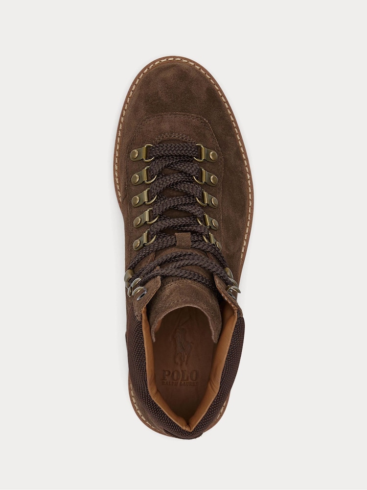 Polo Ralph Lauren Brown Alpine Mid Cut Boots - Image 4 of 4