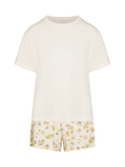 Hunkemöller White Daisy Pyjamas Set - Image 4 of 5