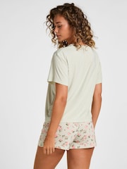 Hunkemöller Green Daisy Pyjamas Set - Image 3 of 5