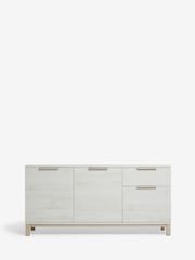 White Bronx Oak Effect Large Sideboard - Image 5 of 8