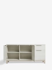 White Bronx Oak Effect Large Sideboard - Image 6 of 8