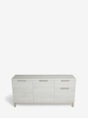 White Bronx Oak Effect Large Sideboard - Image 7 of 8