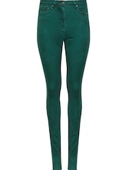 Long Tall Sally Green AVA Stretch Skinny Jeans - Image 4 of 4