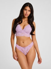 Hunkemöller Purple Andrea Brazilian Knickers - Image 1 of 5