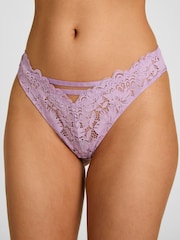 Hunkemöller Purple Andrea Brazilian Knickers - Image 3 of 5