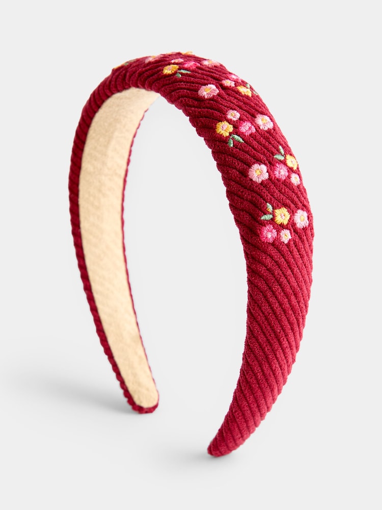 Jojo Maman Bébé Embroidered Headband - Bild 1 von 4