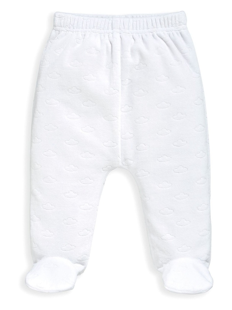 Mamas & Papas White Velour Cloud Set 2 Piece - Image 4 of 4