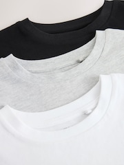 Black/White 3 Pack T-Shirts (3-16yrs) - Image 12 of 12