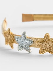 Jojo Maman Bébé Metallic Star Headband - Image 2 of 4