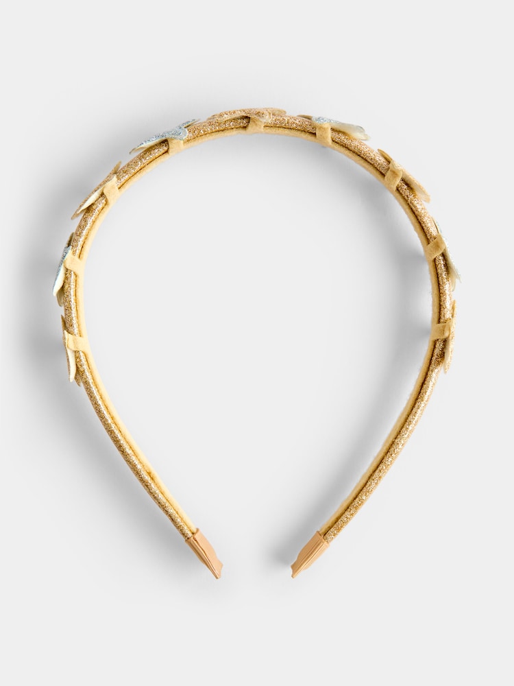Jojo Maman Bébé Metallic Star Headband - Image 4 of 4