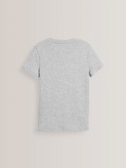 Grey/White 2 Pack Short Sleeved Thermal Tops (2-16yrs) - Image 4 of 5