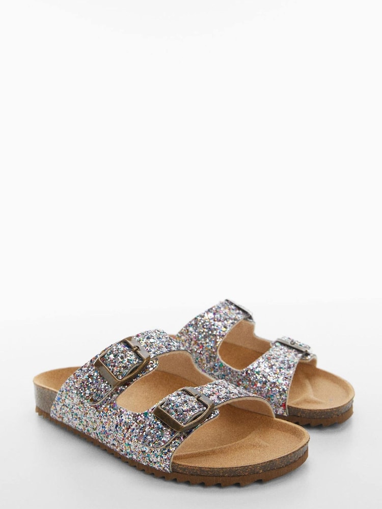 Mango Purple Sandals - Image 1 of 4 Mango Purple Sandals - Image 1 of 4