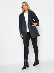M&Co Blue Cosy Wool Coat - Image 4 of 5