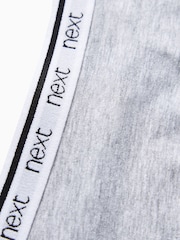 White/Black/Grey Short Logo Knickers 4 Pack - Image 5 of 7