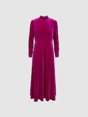 Florere Velvet Midi Dress - Image 2 of 5