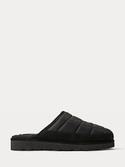 Polo Ralph Lauren Black Reade Scuff Slippers - Image 2 of 4