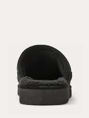 Polo Ralph Lauren Black Reade Scuff Slippers - Image 3 of 4