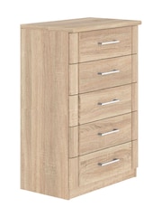 Wiemann Natural Torquay Chest of 5 Drawer Drawers - Image 1 of 2