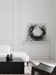 Asiatic Rugs Grey Kuza Border Rug - Image 1 of 4
