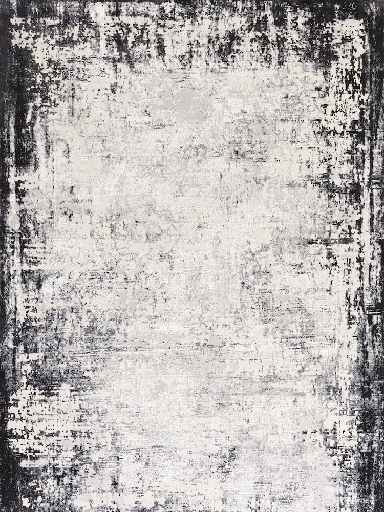 Asiatic Rugs Grey Kuza Border Rug - Image 2 of 4
