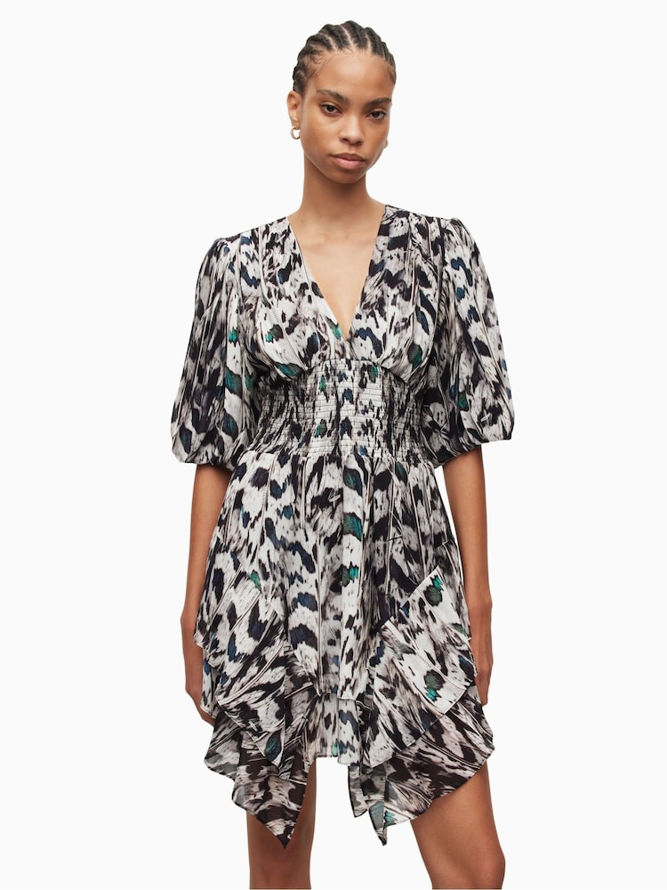 AllSaints White Ciara Ines Dress - Image 1 of 6