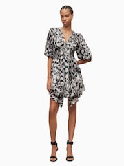 AllSaints White Ciara Ines Dress - Image 3 of 6