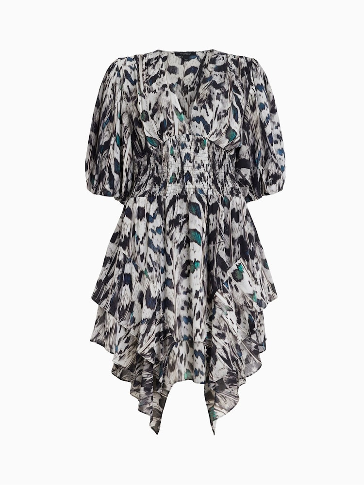 AllSaints White Ciara Ines Dress - Image 6 of 6